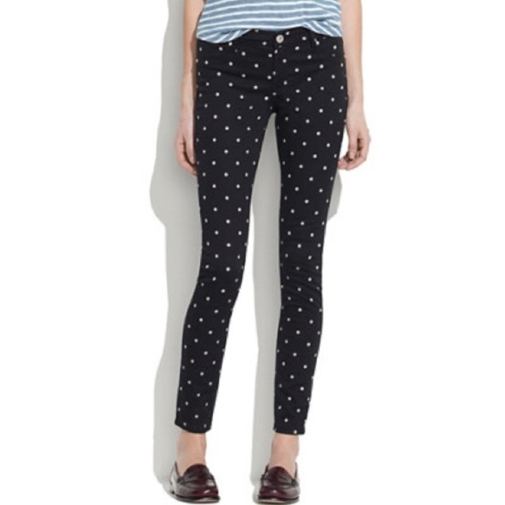 Blank NYC x Madewell Polka Dot Skinny Jeans